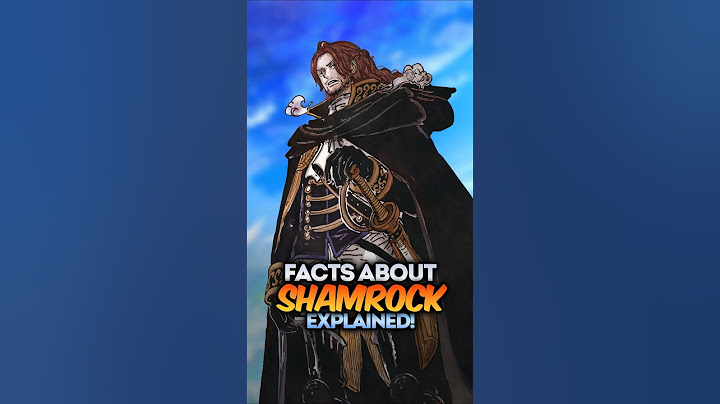 Facts about Shamrock! #figarland #shanks #garling #onepiece #onepiece1137