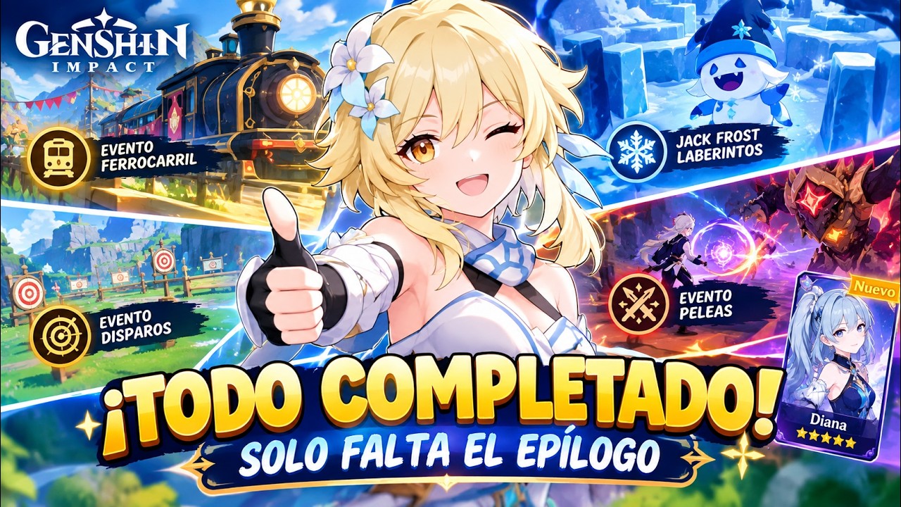 ¡COMPLETAMOS TODO EL EVENTO! 🚂🎯⚔️ Solo Falta el Epílogo | Genshin Impact 20260905
