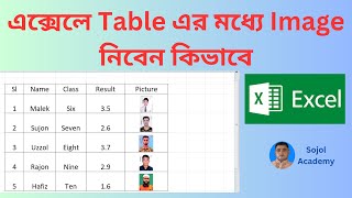 Insert Picture in Excel Table | Add image in Excel Cell |  Excel Tutorial Bangla