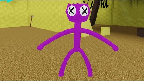NEW - Purple Friend Dead Morph - Backrooms Morphs #roblox #backrooms