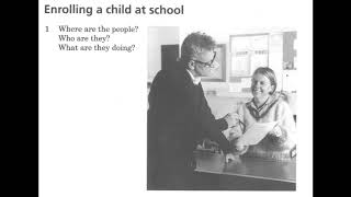 Enrolling a child at school