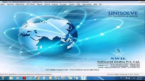 Unisolve excel export