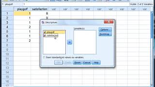 Find the Mean and Standard Deviation in SPSS for Two Groups