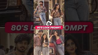 Trending 80s look photo Editing Prompt 😍🔥 || Chatgpt prompt