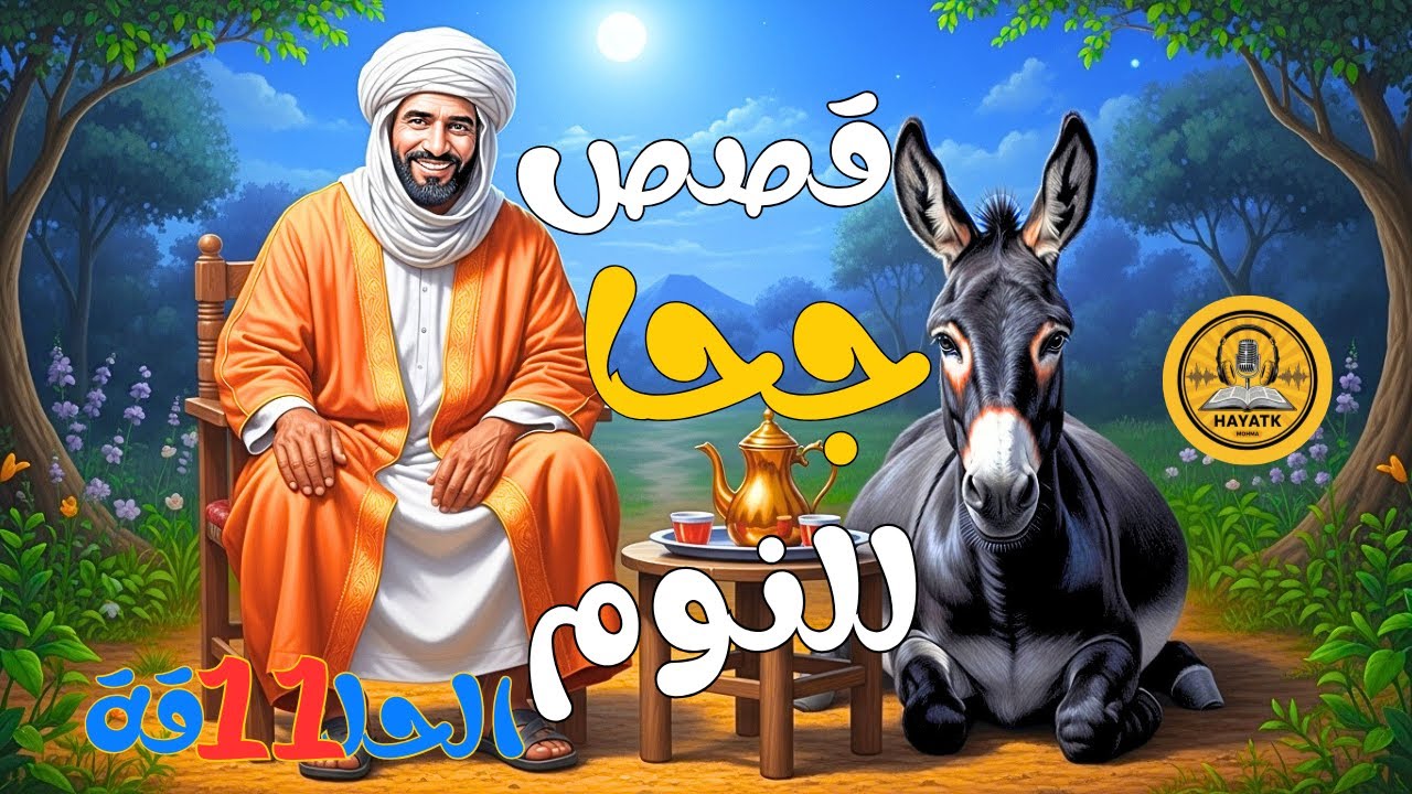 الحلقة 11✨ مجموعة قصص جحا الممتعة والمسلية | قصص قبل النوم 🎭✨