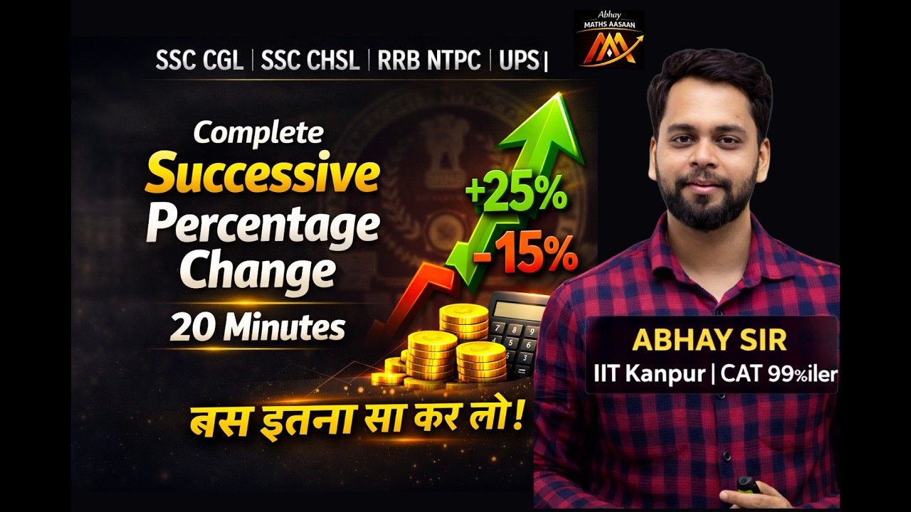 Successive Change in Percentage