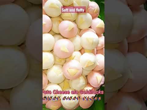 Puto Cheese Ala Goldilocks Fluffy Yummy Recipe Putocheese Pinoyfood 