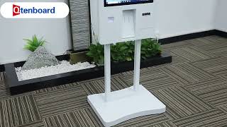 Self-service ordering kiosk with integrated POS terminal