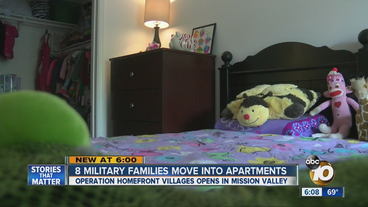 Eight military families move into apartments