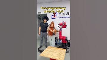 Spraying robot #automation #machine #industrialrobots #spray #robot