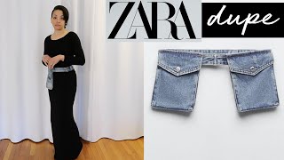 DIY Zara Belt | How to Make Your Own Denim Belt