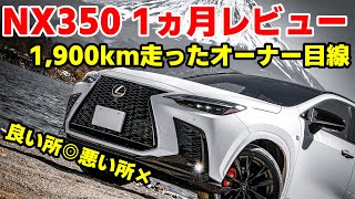 【新型NX】一番走りが楽しめる！NX350の1ヵ月レビュー！1,900㎞走行したオーナー目線！ナビの2画面不可問題等についても語ります！