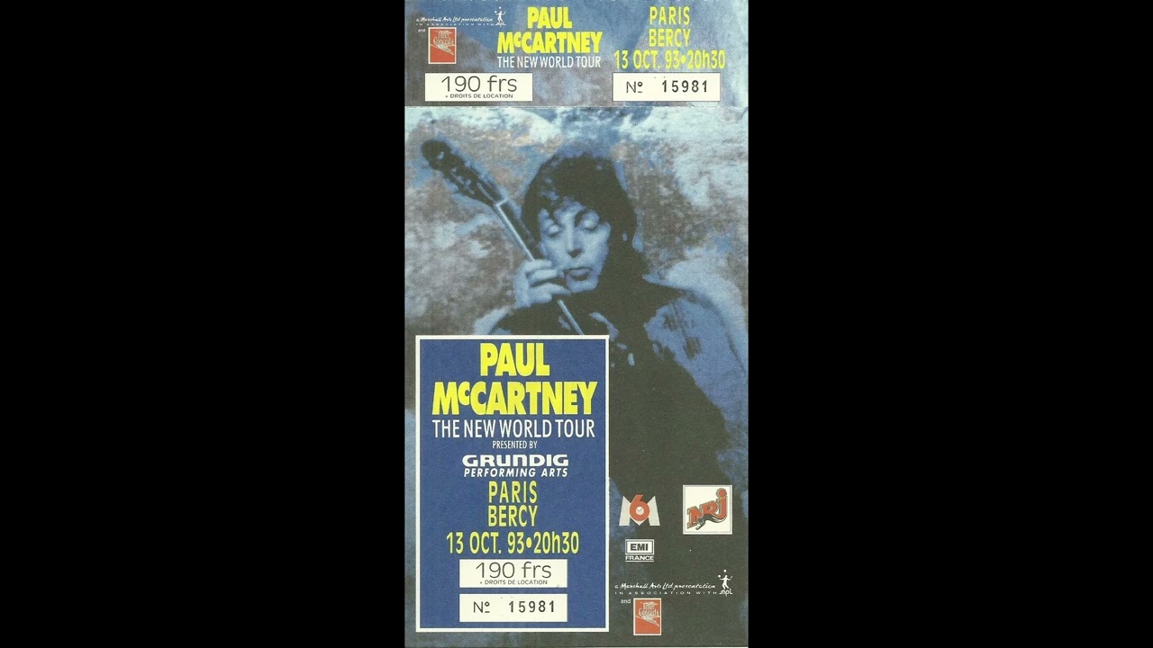 Paul McCartney - Paris Bercy, October 13, 1993 (Full Show) | Audio 