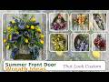 Summer Front Door Wreath Ideas That Look Custom| DIY Wreath Tutorial Compilation