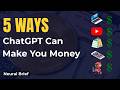 5 Ways ChatGPT Can Make You Money in 2026