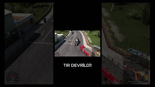 TIR DEVRİLDİ! #truckersmp #ets2 #ets2egzozmodu #ets2game #ets2mp #eurotrucksimulator2  #game