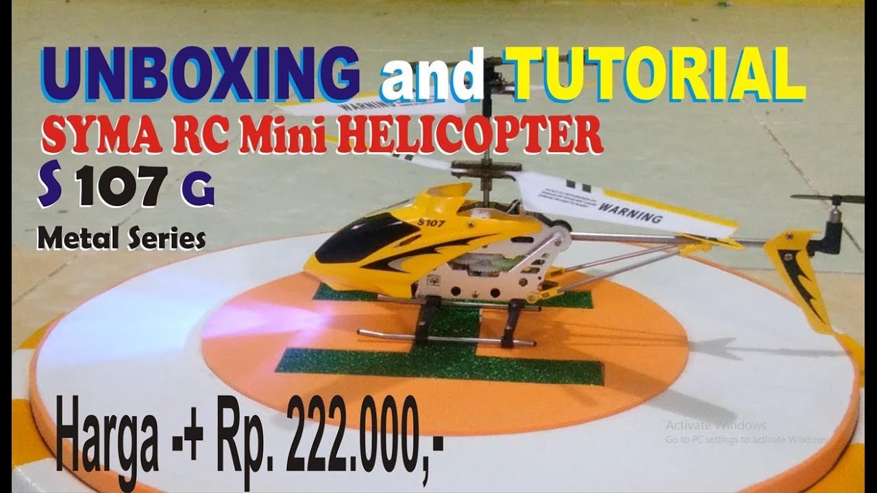 CARA MEMAINKAN R/C HELICOPTER REMOT CONTROL 3.5 CHANEL. 