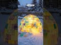 ice igloo 🇺🇸 #viral #trending #youtubeshorts #tiktokusa #explorepage #usa #reels