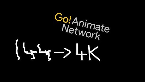Go!Animate Network Brand New Ident in 4K