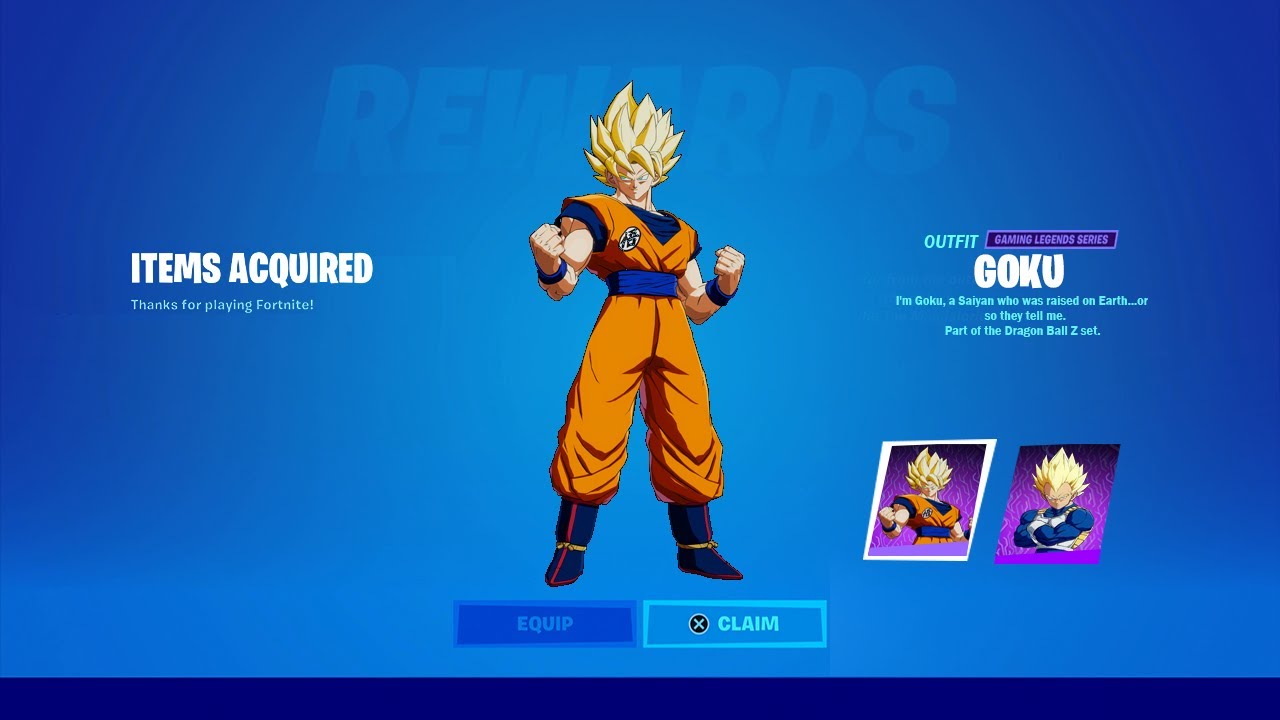 How To Get Goku & Vegeta Skin In Fortnite! (Unlock Ultra Instinct Goku