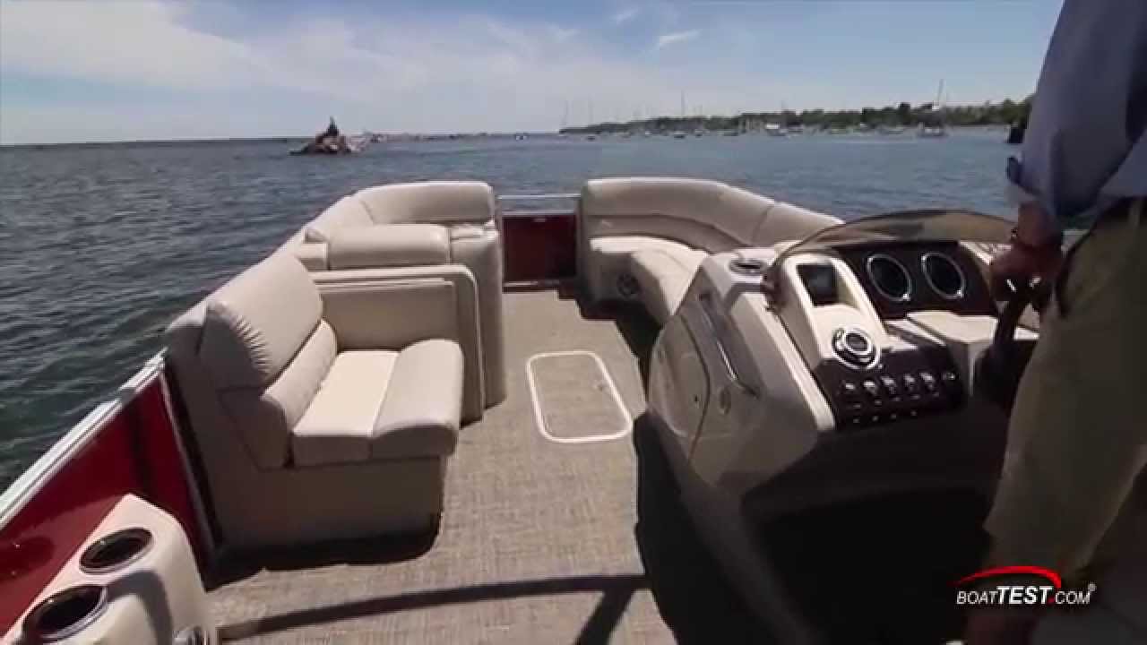 Bennington 2575 QCW  Test 2014- By BoatTest.com