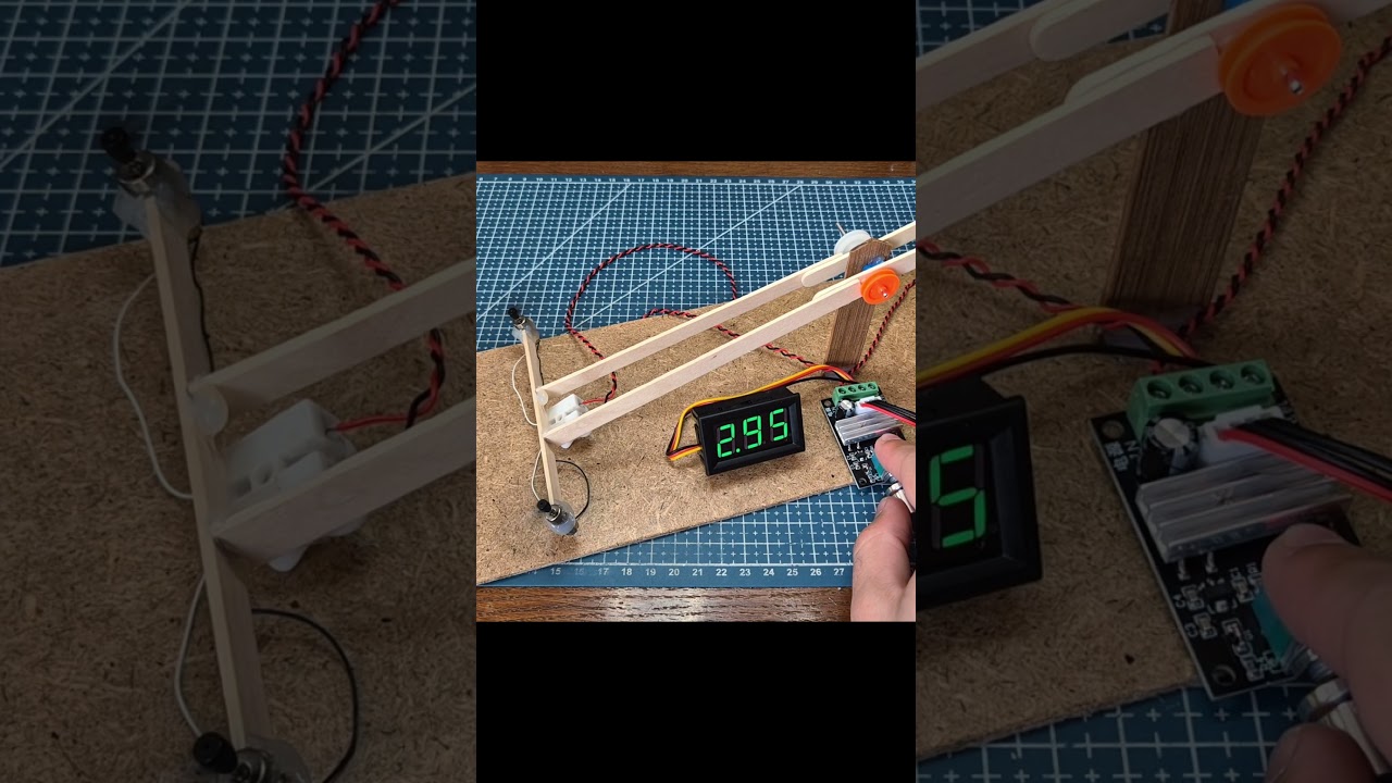 2 DIY Motors + Voltmeter ⚡ Pure Power Test 