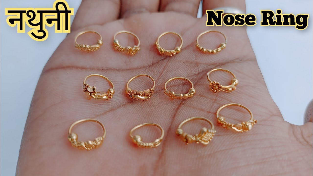 Beautiful Press Nose Ring Nath With Chain (Nathni)