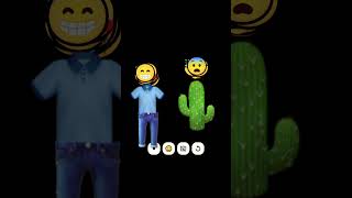 Person versus cactus