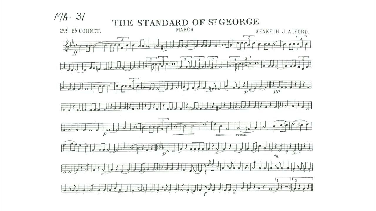The Standard of March J. Alford) 2nd Bflat