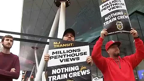 NJ Transit commuters navigate Day 1 of rail strike