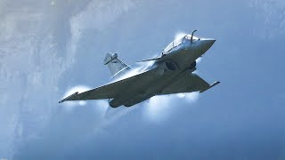 FAST Dassault Rafale B & C Displays in the Swiss Alps: Take Off, High Speed FlyBys & Low Landing!