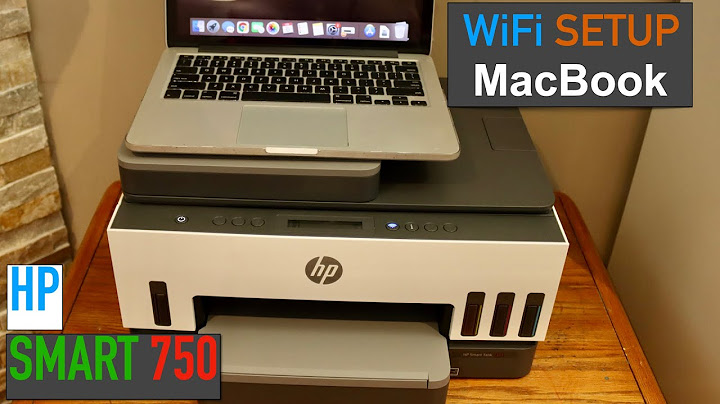 How to connect macbook to HP printer wirelessly