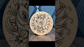 🌿✨Watch a simple line transform into a blooming Zentangle garden. #zentangle #art #drawing #drawing