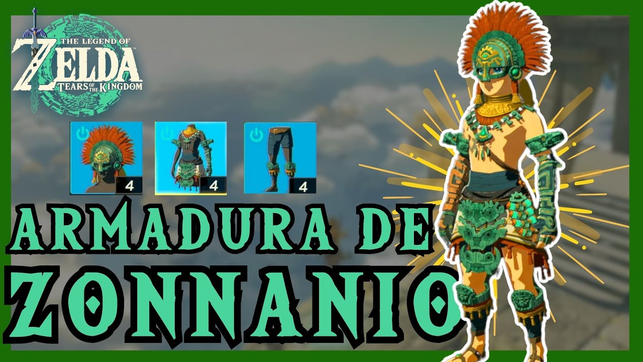 Armadura de Zonnanio | Mas Bateria | Zelda Tears of the Kingdom