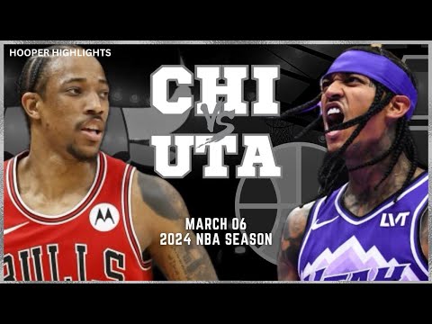 Chicago Bulls vs Utah Jazz Full Game Highlights | Mar 6 | 2024 NBA Season