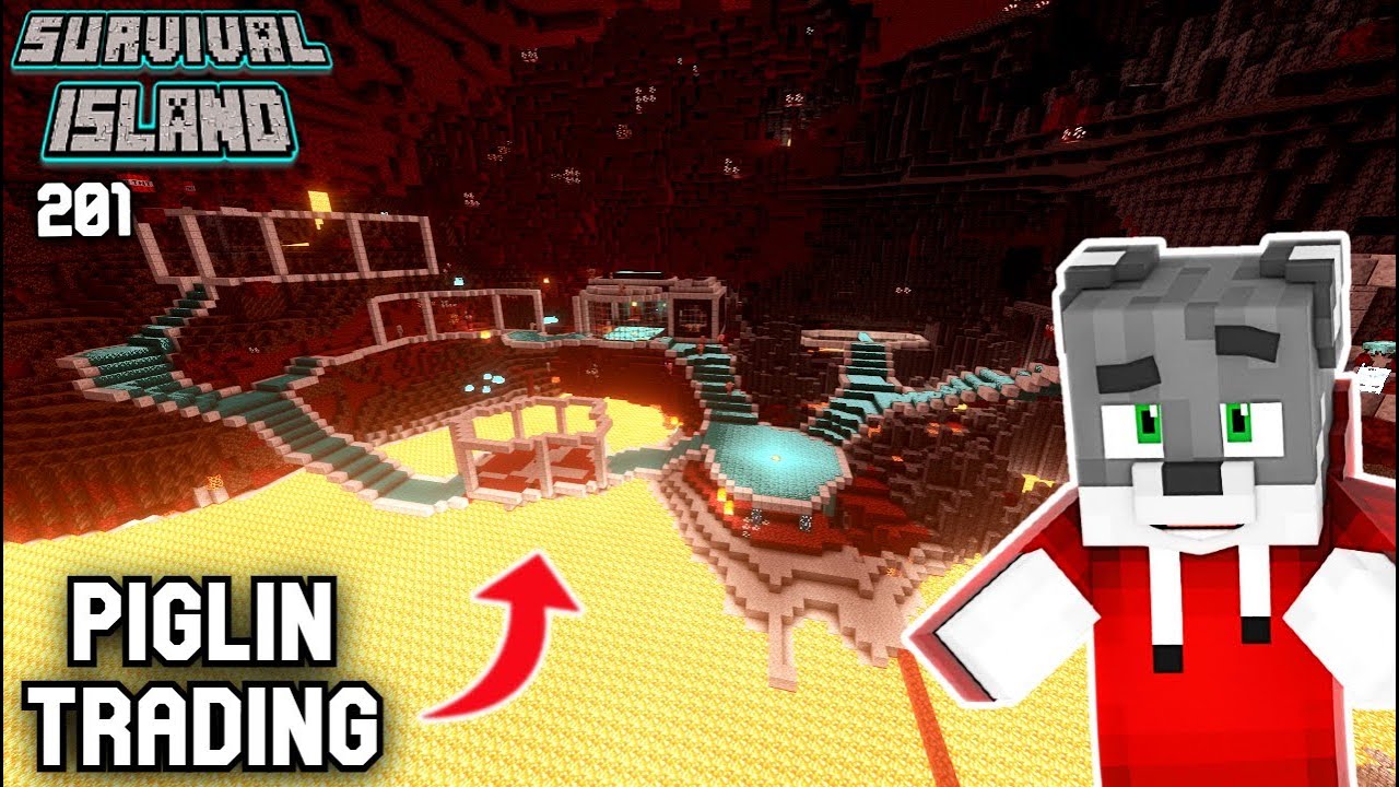 The ULTIMATE NETHER BASE- Minecraft Survival Island Ep:201 - YouTube