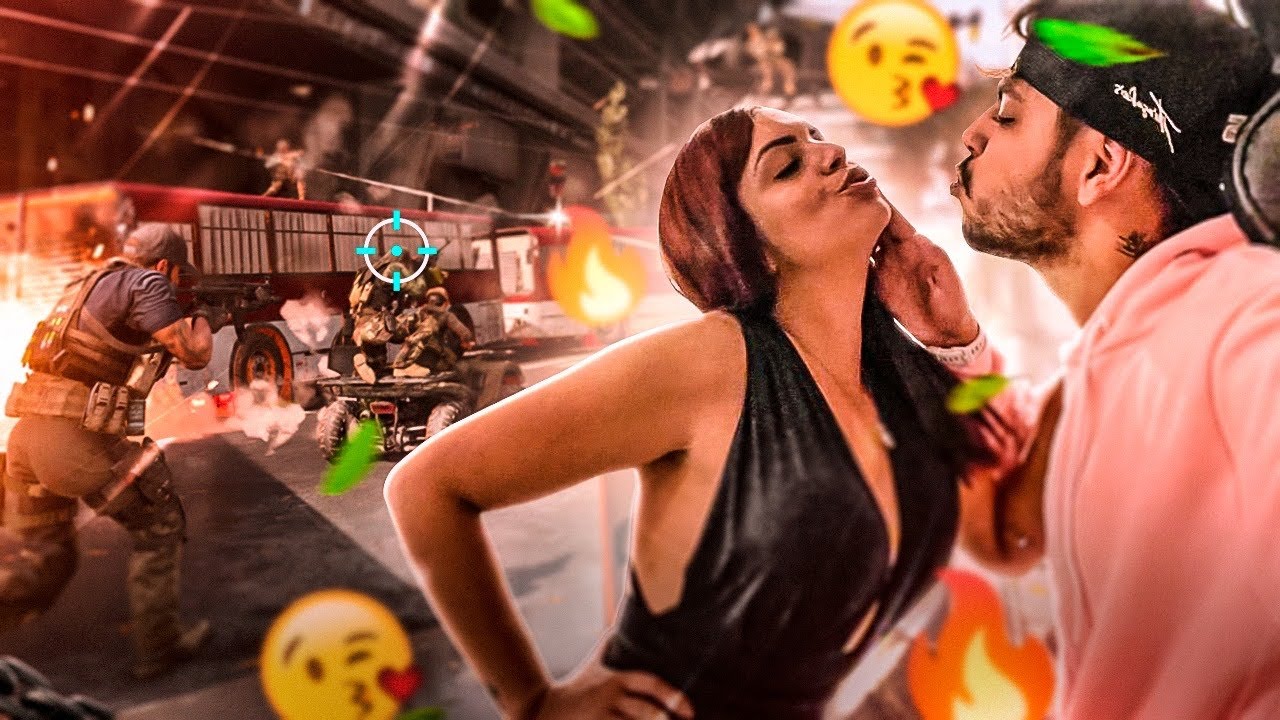 NUNCA BEIJEI TANTO ELA * UM KIL UM BJO * call Of Dut War Zone