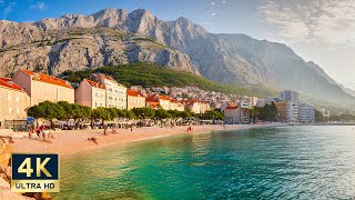 Baska Voda 4K Makarska Riviera Walking Tour 2024