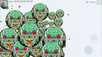 FASTEST TAKEOVER IN AGARIO MOBILE 9999X MACRO// 2 VS ALL MACRO DOUBLE SPLITS CHILL TAKEOVER AGAR.IO!