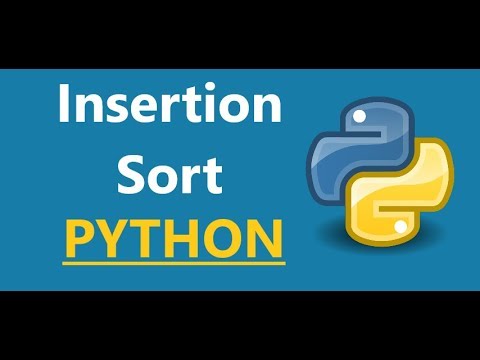 Insertion Sort in Python.