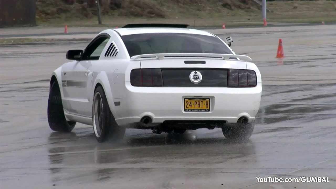 Trying To Drift With A Ford Mustang Gt Cs Youtube