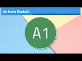 Немецкая грамматика А1: Порядок слов в повествовательном предложении