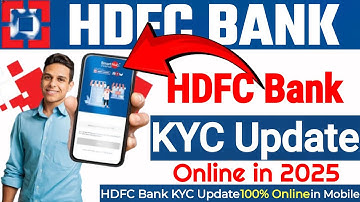 How to online update KYC in HDFC Bank 🔥 2025| update KYC in HDFC Bank | HDFC Bank me kyc update