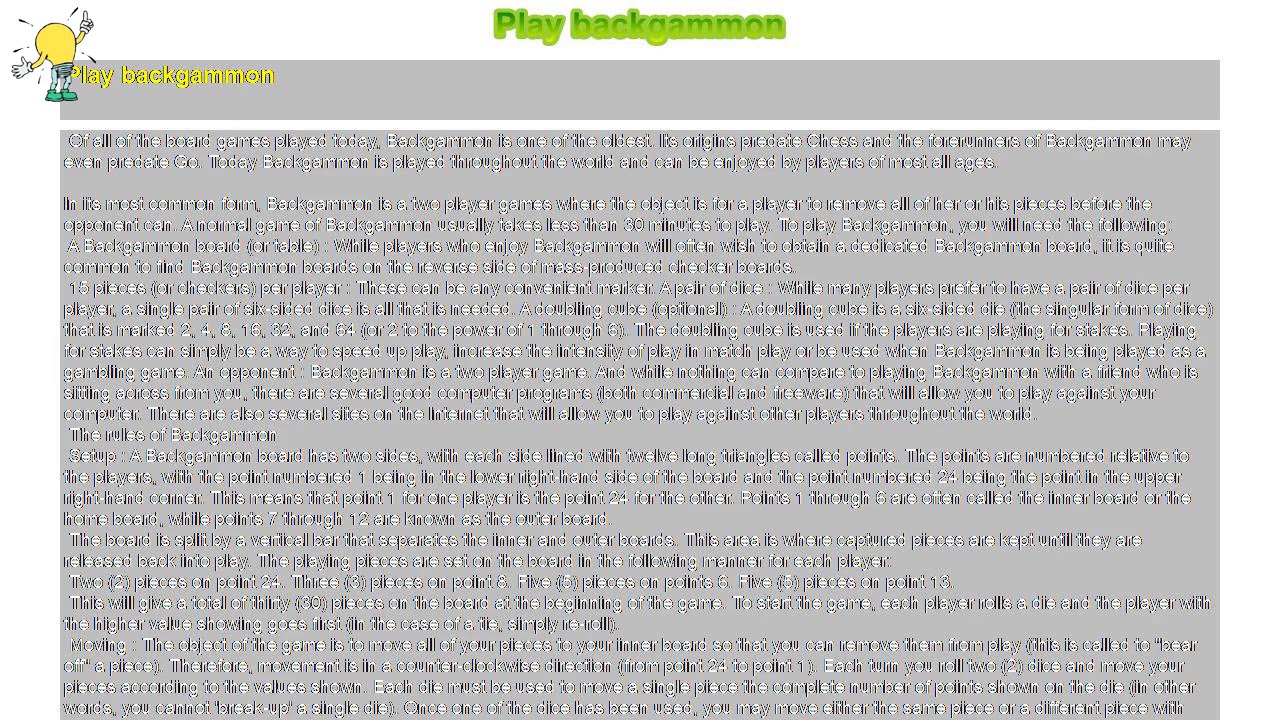 How To Play Backgammon YouTube how-to-play-backgammon-youtube