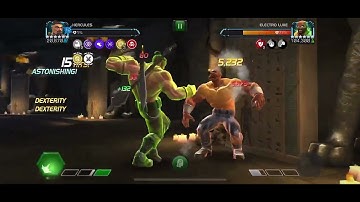 MCOC 7.1.5 Hercules vs Electro Luke Cage Boss