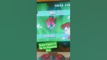 Street Fighter in 3D. I found it on Pandoras Box.🎮😃