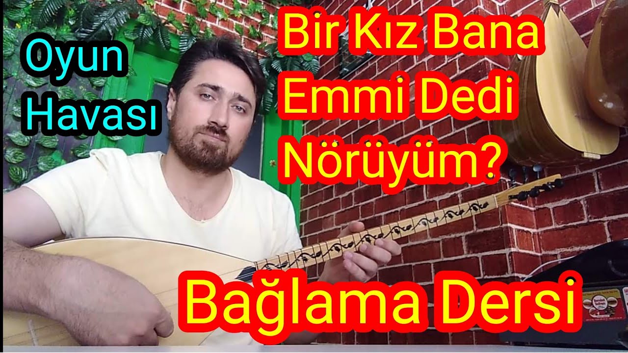 Bir Kız Bana Emmi Dedi - Oyun Havası - Uzun Sap Bağlama Dersi. #bağlamasolfej #sazdersi  #oyunhavasi