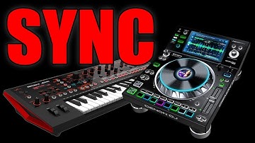 Denon DJ TIPS & TRICKS #3 - Sync external hardware (X1800 + Roland JD-XI)