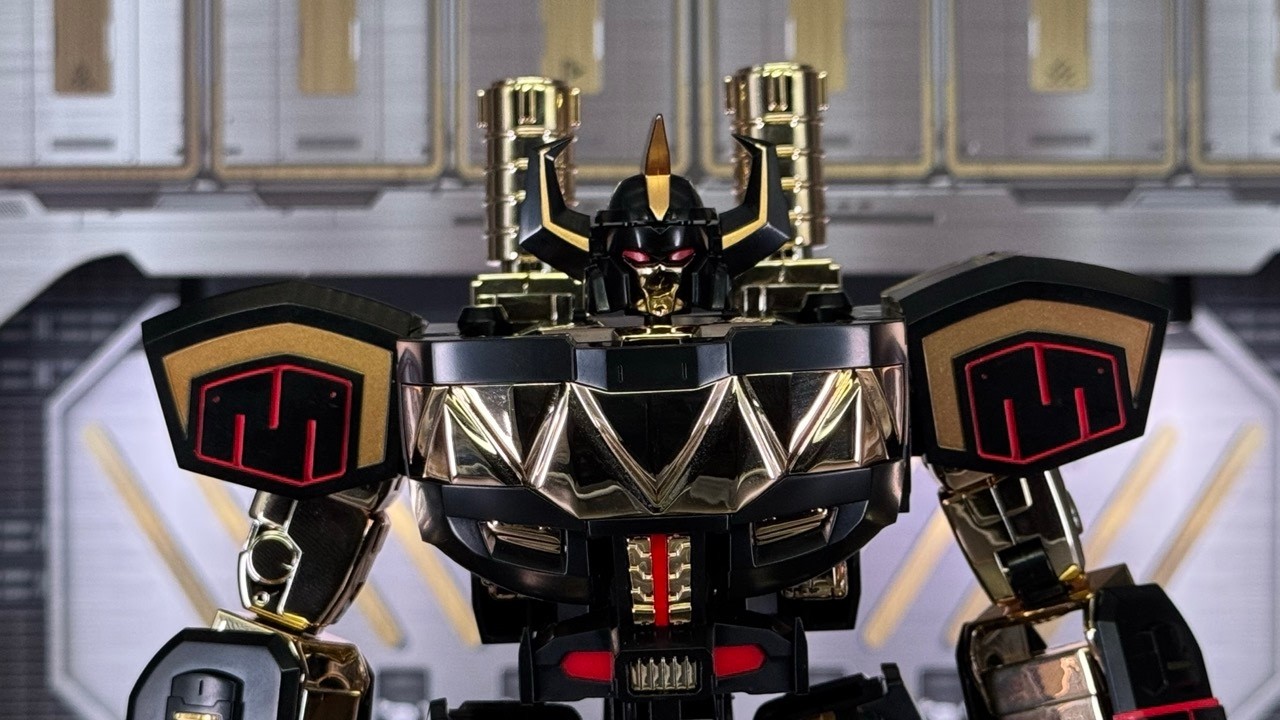 Power Rangers 限定ブラックエディション メガゾード　海外版 Flame Toys Megazord Black Limited Model Kit Review - Power Rangers