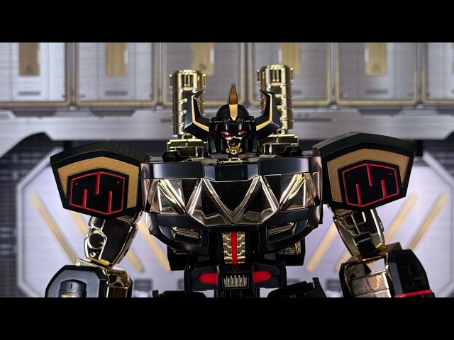 Flame Toys Megazord Black Limited Model Kit Review - Power Rangers